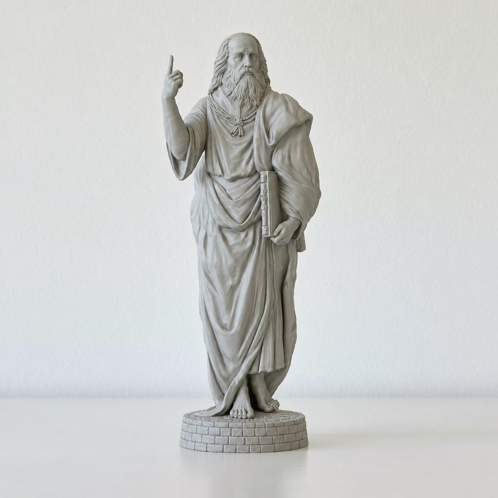 3D Printing Guide - Statue of Plato The Guide Ancient