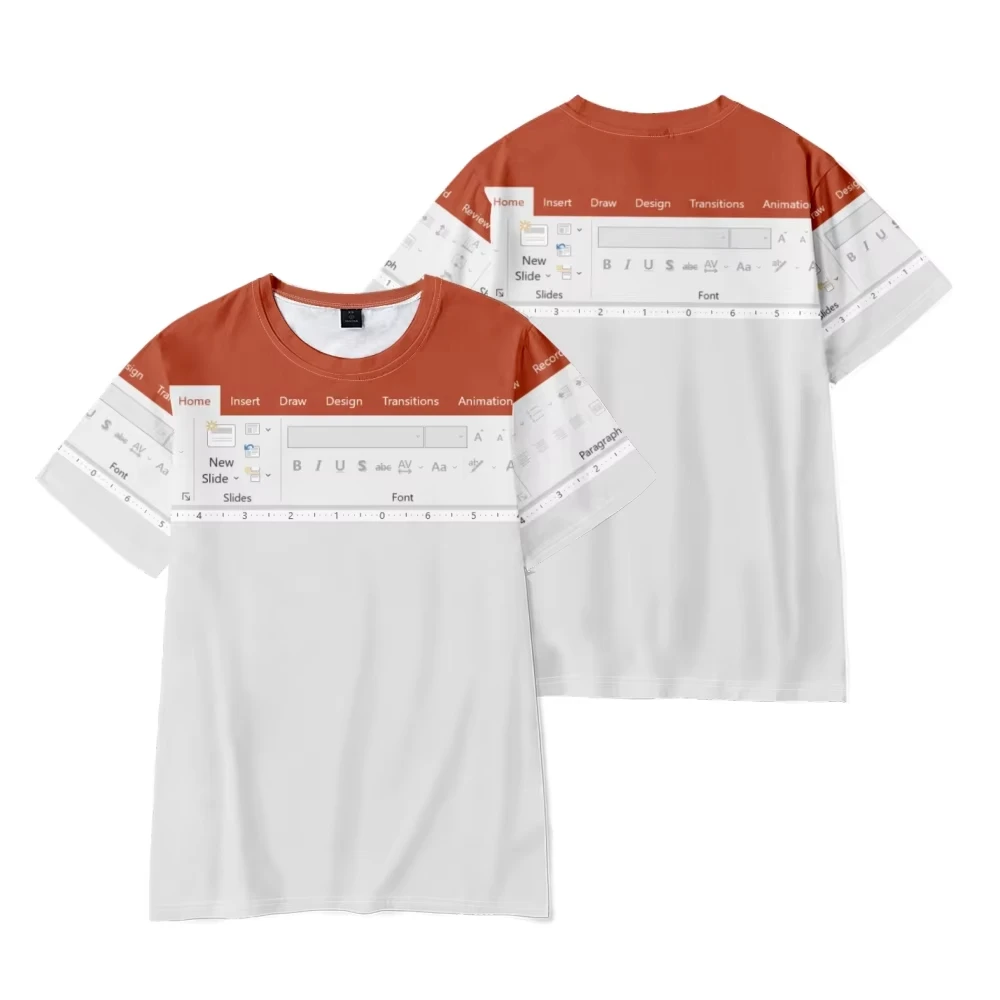 3D Printing Online Service - Excel Hawaiian Shirt Fashion Man T