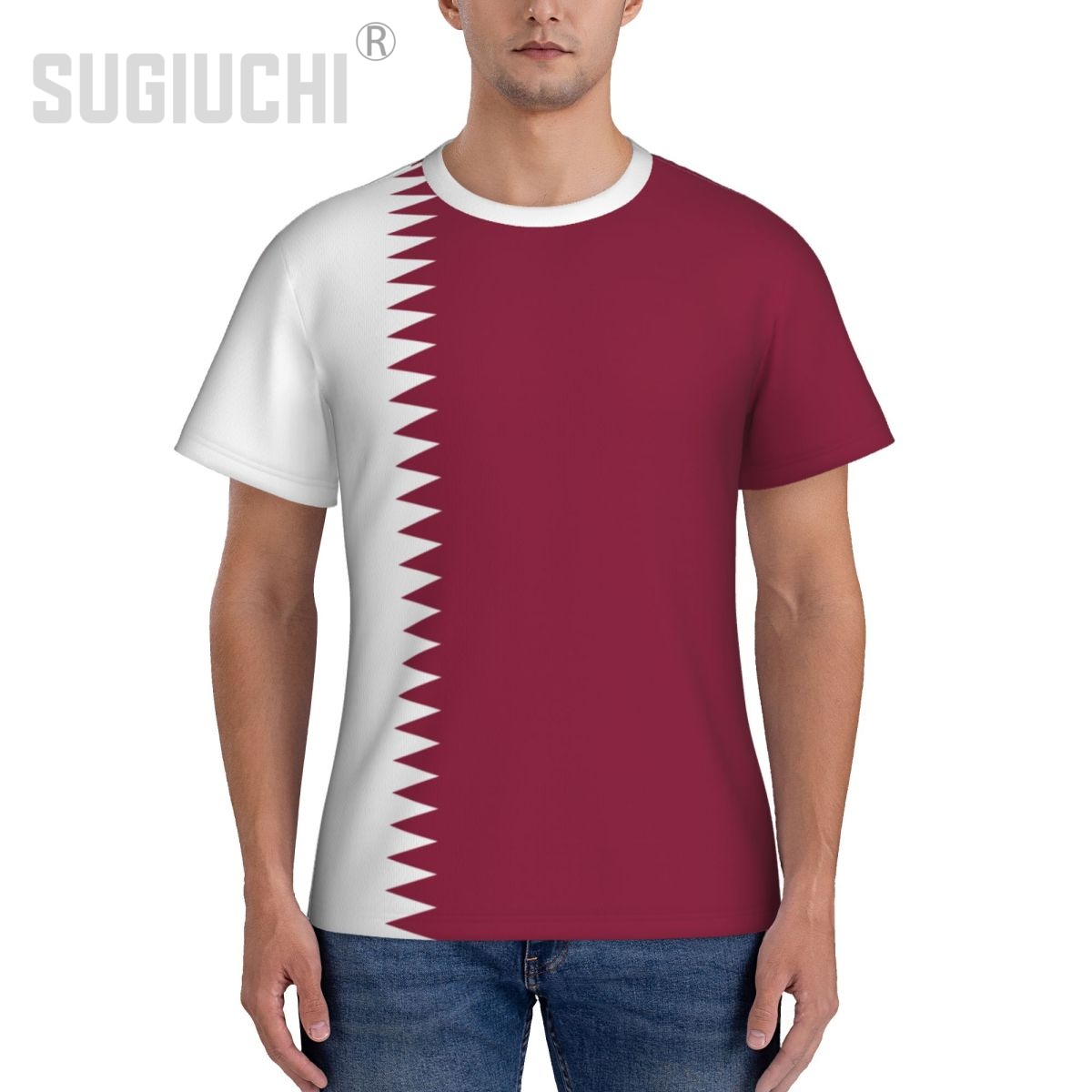 Tight Sports T-shirt Qatar Fla - 3D Printing Qatar review and price
