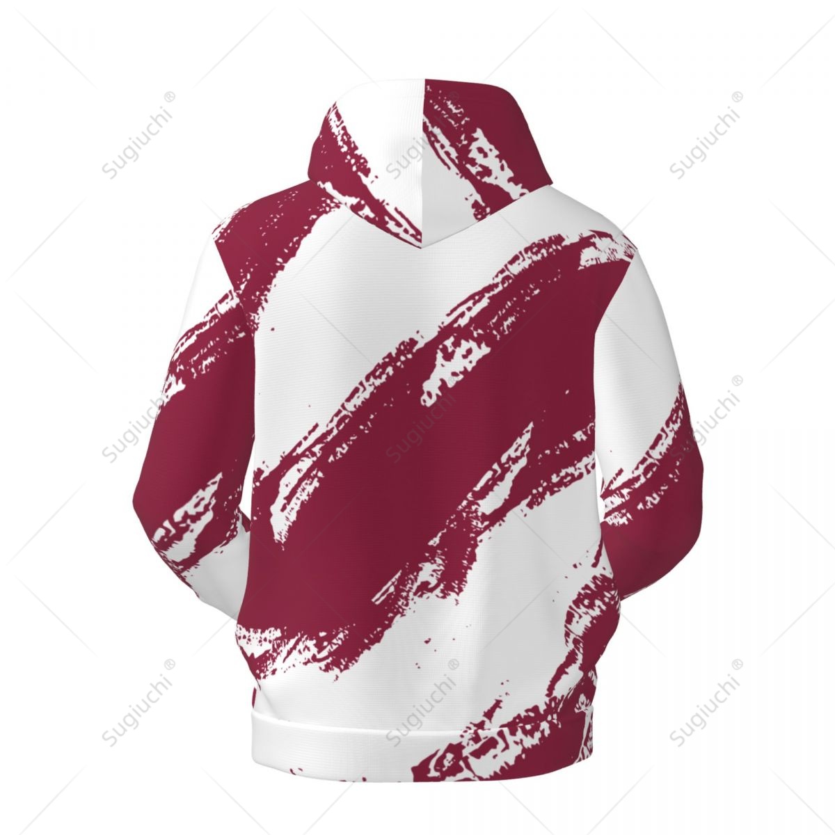Unisex Qatar Flag Color Hoodie - 3D Printing Qatar review and price