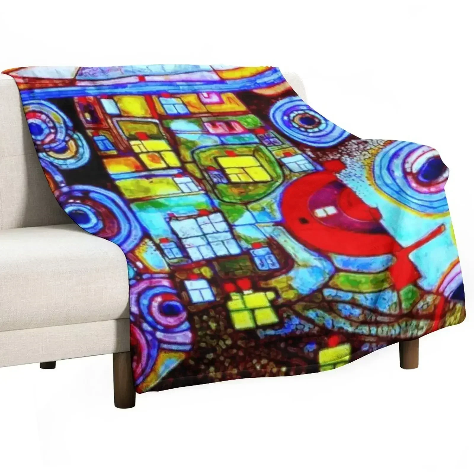 Qatar 813 neon Throw Blanket L - 3D Printing Qatar review and price